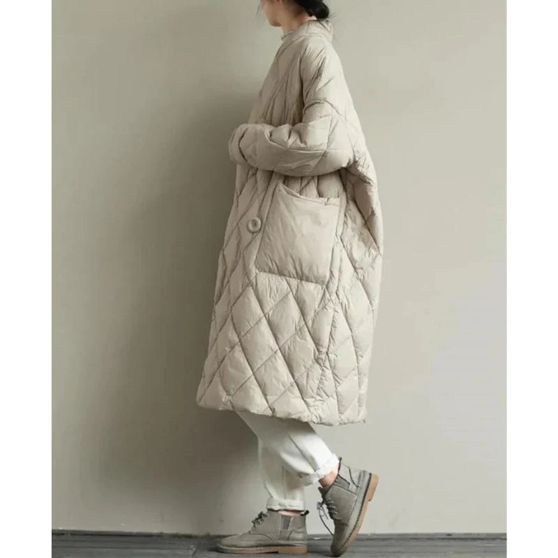 Jaqueta Feminina Longa Parka Vionette