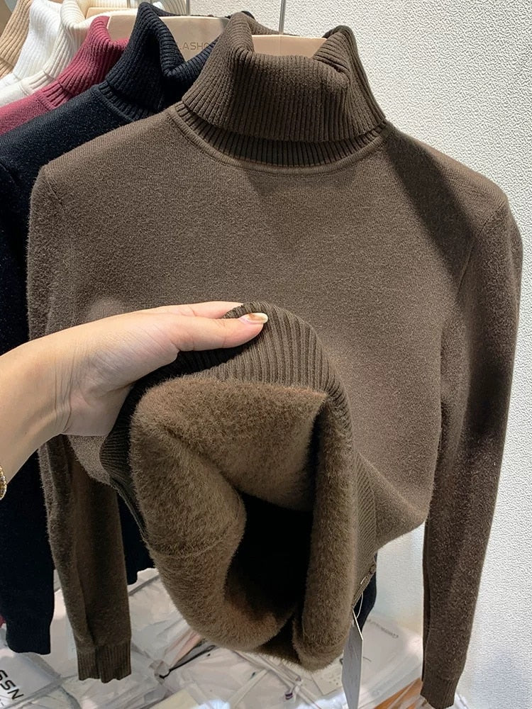 Suéter Térmico Feminino Peluciado