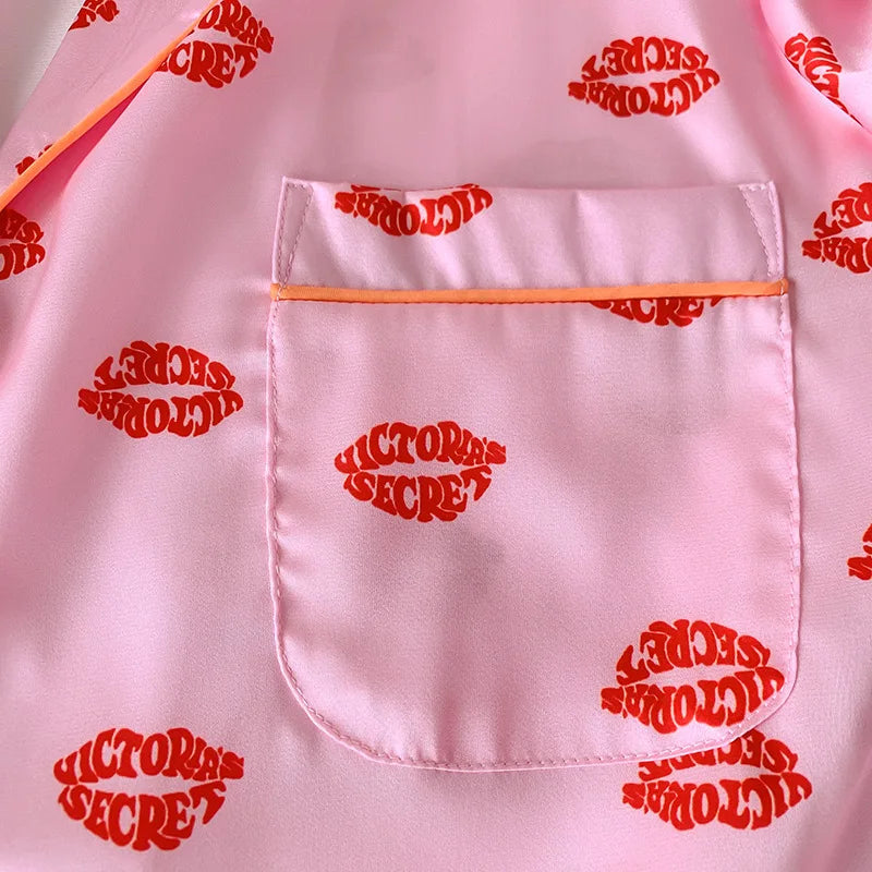 Pijama Feminino Americano Curto - Kiss