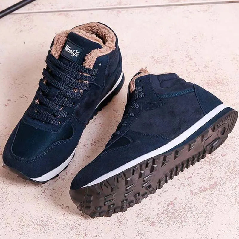 Bota de Inverno Forro de Algodão