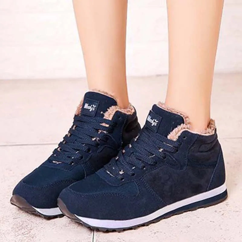 Bota de Inverno Forro de Algodão