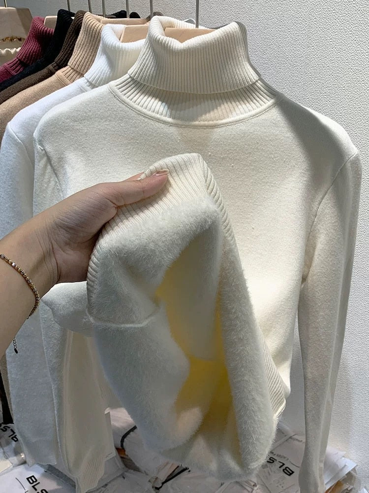 Suéter Térmico Feminino Peluciado