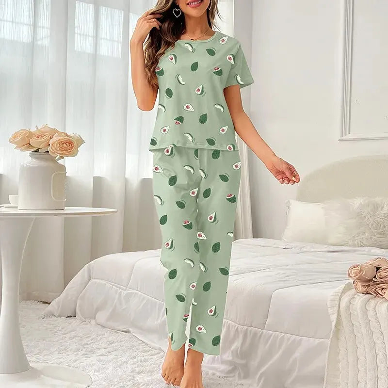 Pijama Feminino Longo - Green