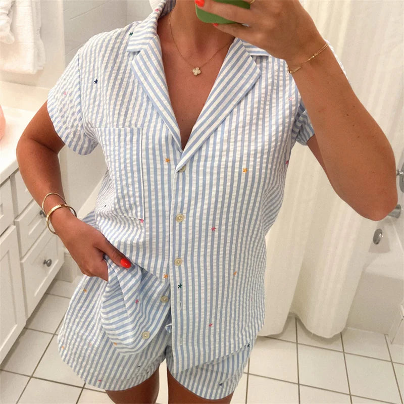 Pijama Feminino Americano Curto - Happy
