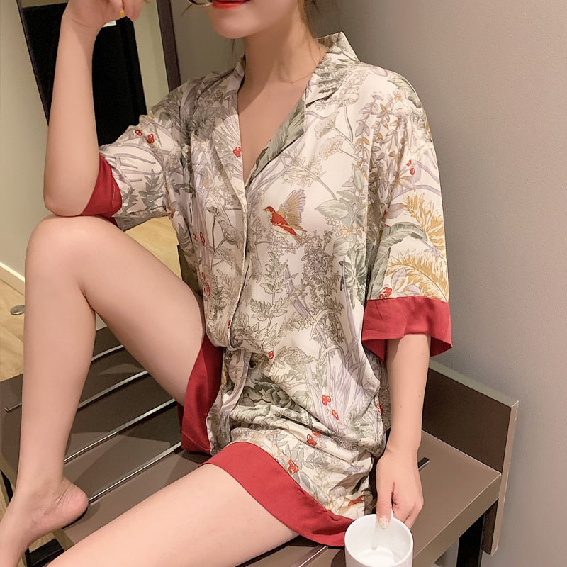 Pijama Feminino Americano Curto - Loures