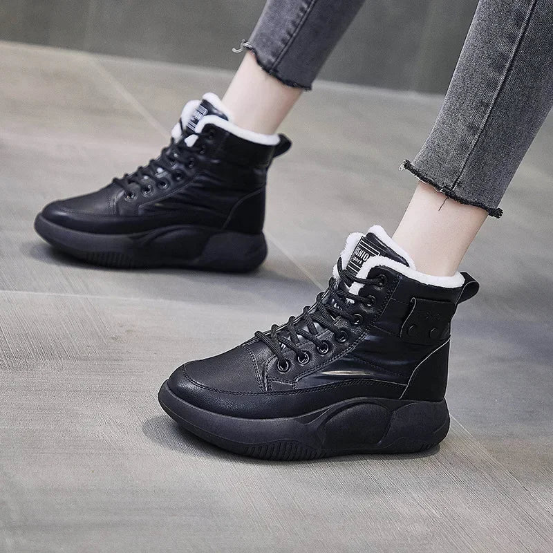 Bota Feminina Confortável Esportiva de Inverno