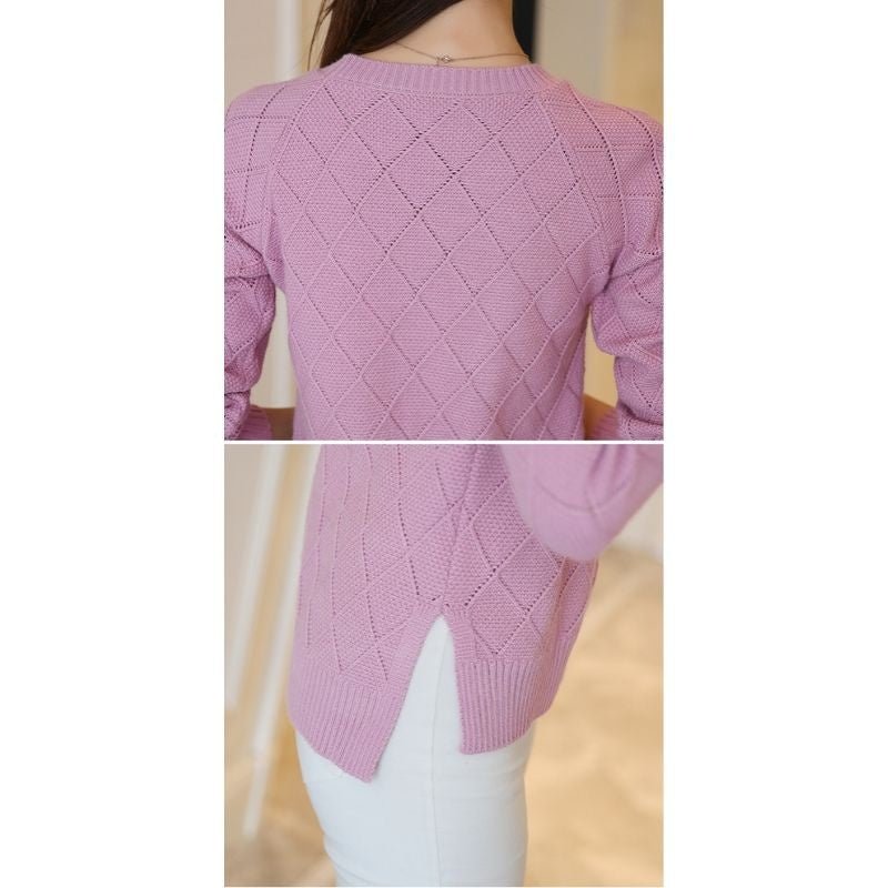 Suéter Feminino Losangos