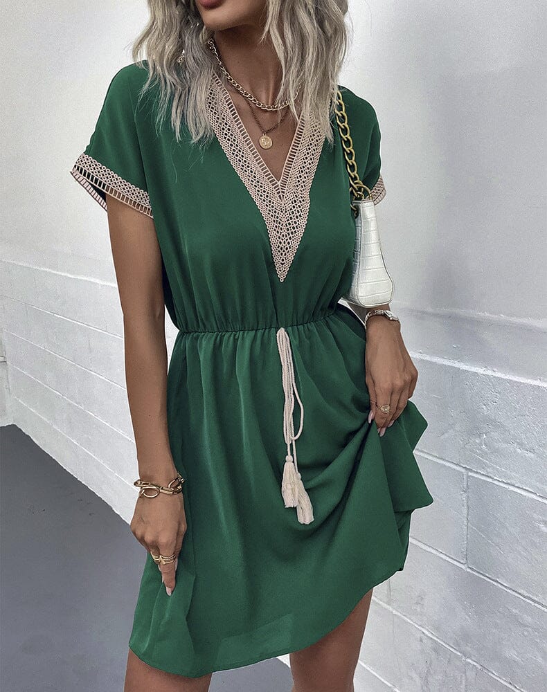 Vestido Jade Curto Evasê
