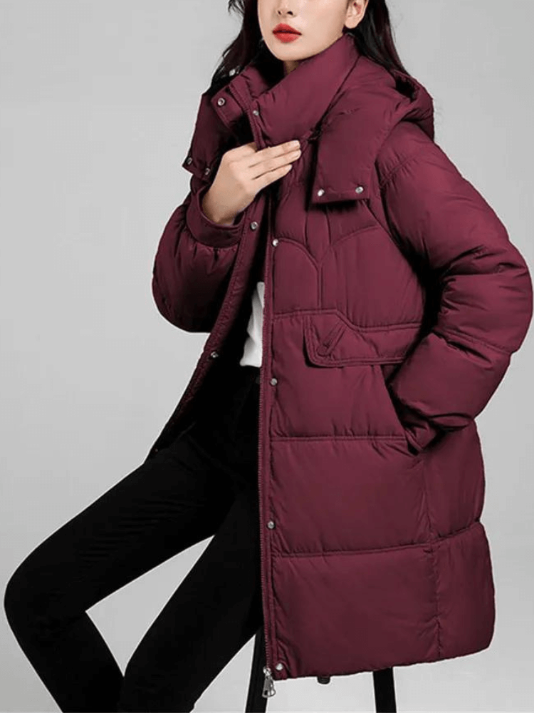 Jaqueta Feminina Parka Alongada Javiera