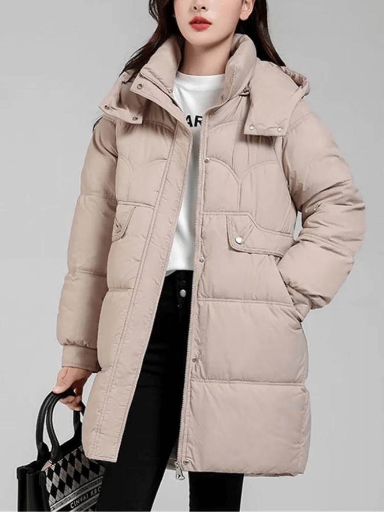 Jaqueta Feminina Parka Alongada Javiera