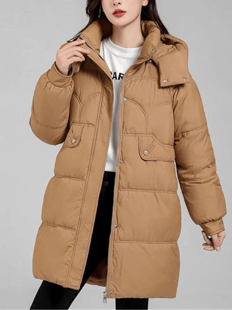 Jaqueta Feminina Parka Alongada Javiera
