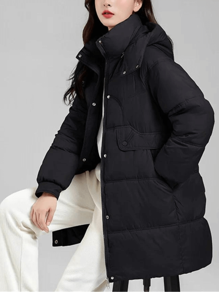 Jaqueta Feminina Parka Alongada Javiera