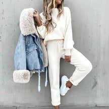 Conjunto de Moletom Feminino Vica