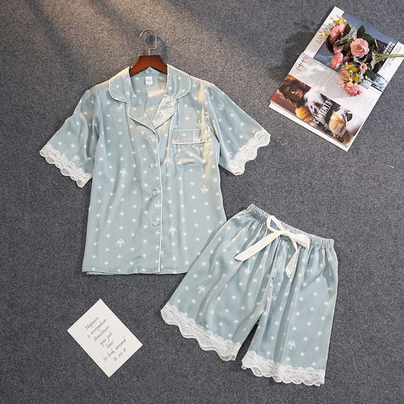Pijama Feminino Americano Curto - Sun