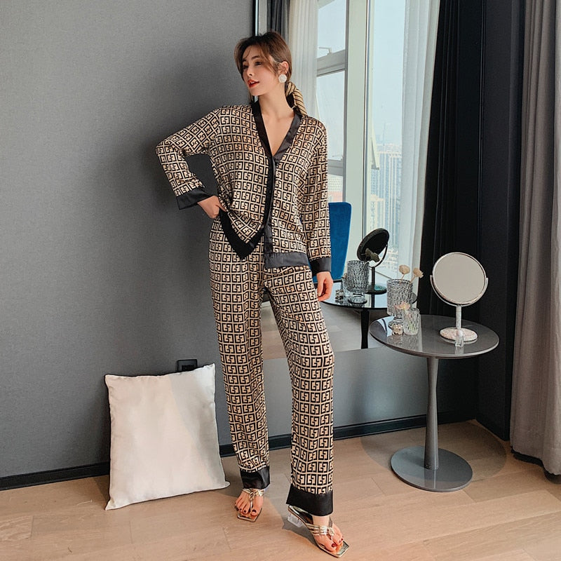 Pijama Feminino Americano Longo - Lizz