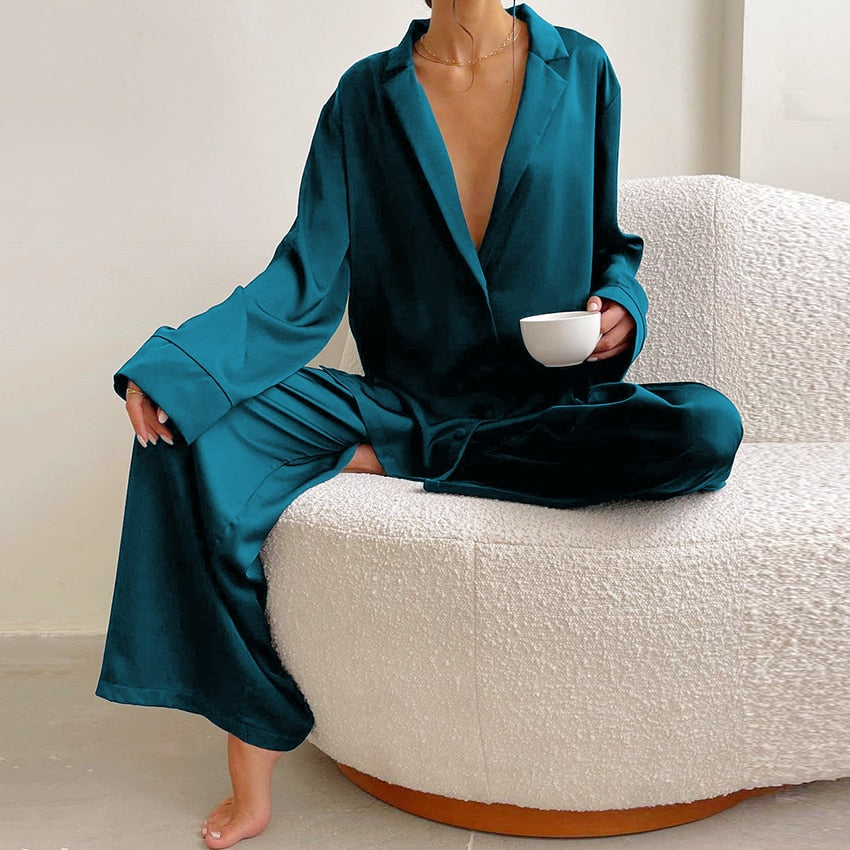 Pijama Feminino Americano Longo - Soft
