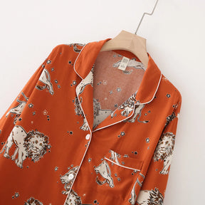 Pijama Feminino Americano Curto - Lion