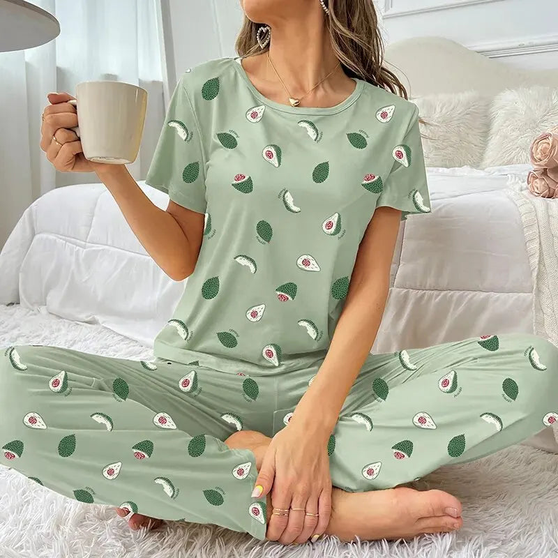 Pijama Feminino Longo - Green