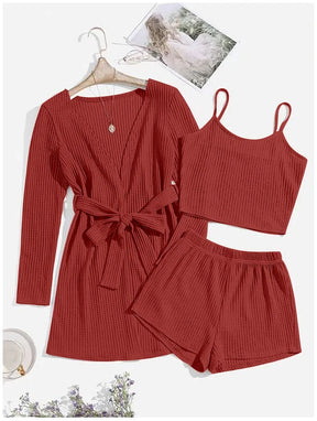 Pijama Feminino 3 Peças - Giu