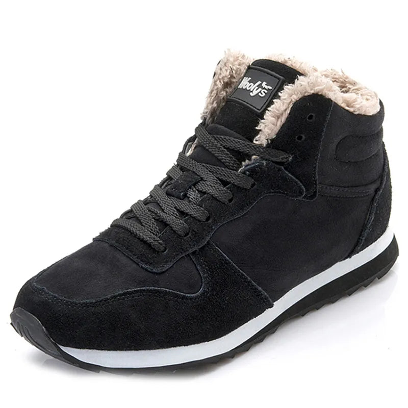 Bota de Inverno Forro de Algodão