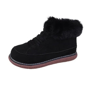Bota Curta Confortável Feminina Acolchoada Para Inverno