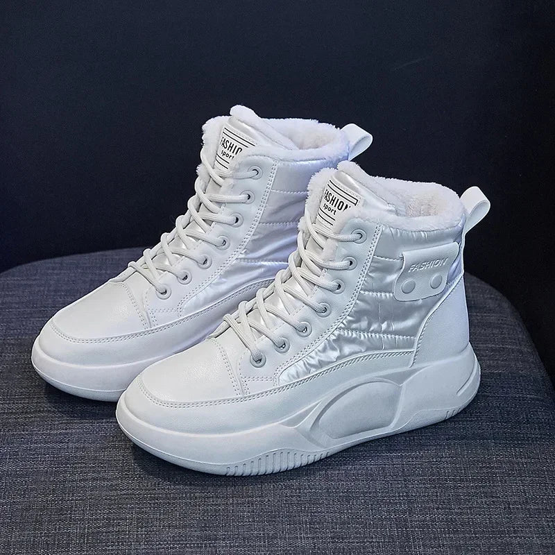 Bota Feminina Confortável Esportiva de Inverno