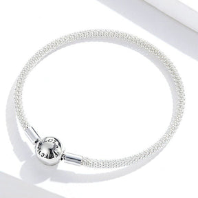 Bracelete para Berloque Forever Love Prata